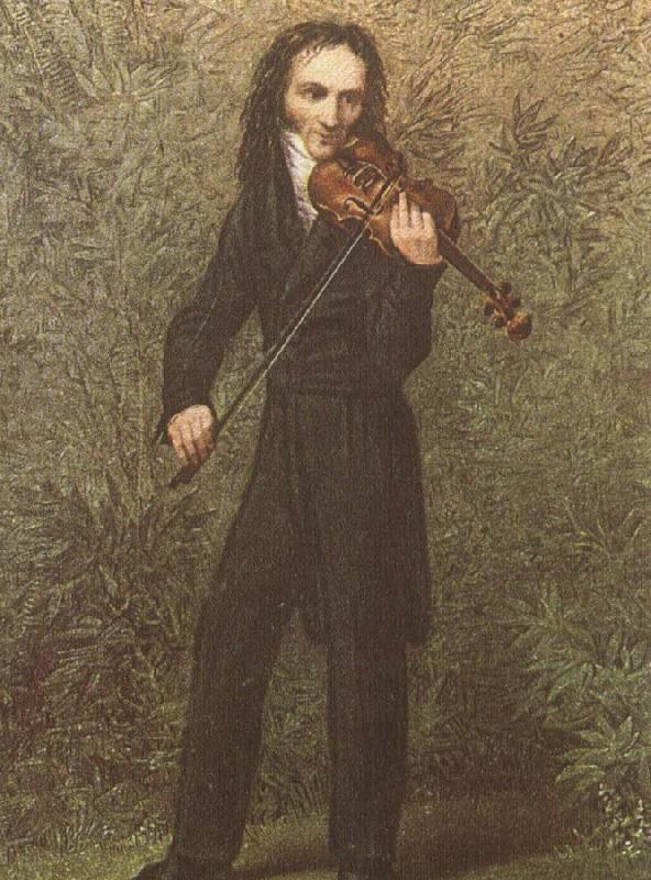 georges bizet the legendary violinist niccolo paganini in spired composers and performers Sweden oil painting art